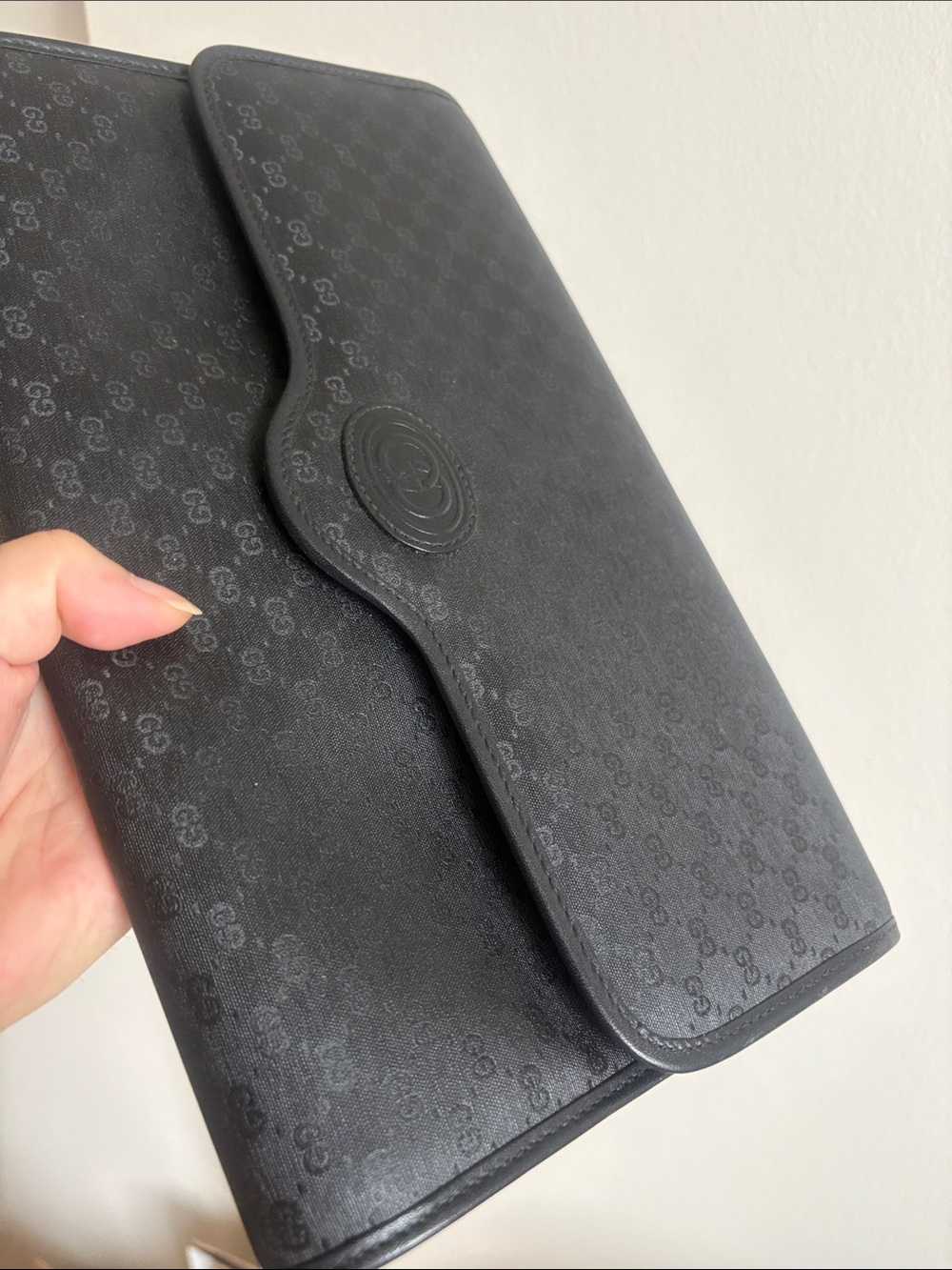 Auth Gucci Micro GG logo 2way clutch shoulder bag No strap - Picture 4 of 16